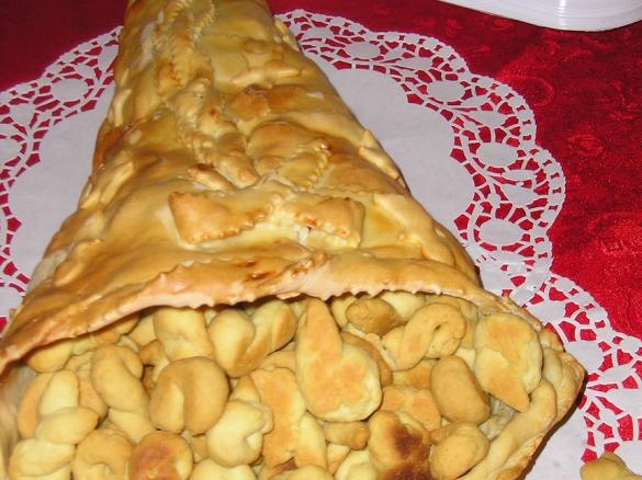 Cornucopia con pasta di pane