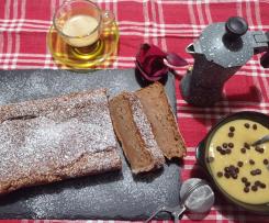 Plumcake con farina di castagne e crema di accompagnamento al profumo di arancia 🍊