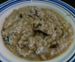 risotto al vino rosso e radicchio di treviso  