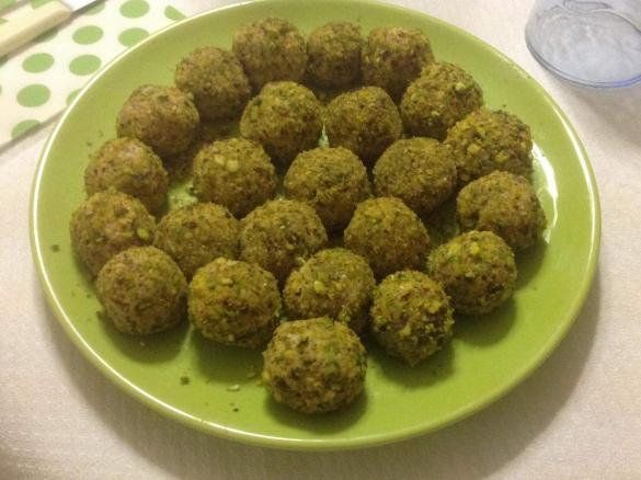 Praline salate ai Pistacchi