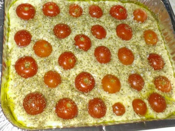 Focaccia ai pomodorini