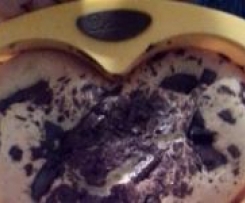 torta al limone con scaglie di cioccolato fondente