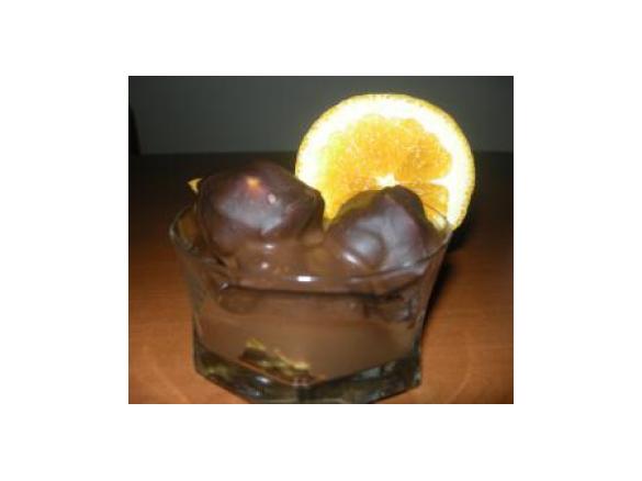 Coppette di profiteroles cioccolato&arancia