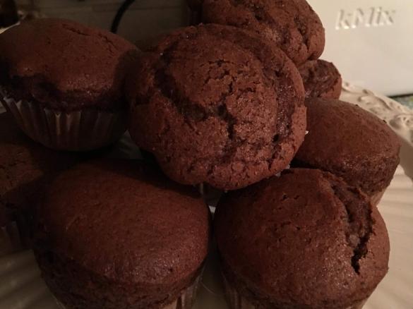 Duplicato di Muffin con cuore di cioccolato fondente 