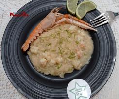 RISOTTO CON SCAMPI MOSCATO E LIME ~~ contest ristorante ~~