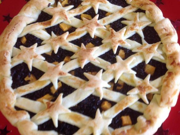 CROSTATA RISO NERO E ZUCCA