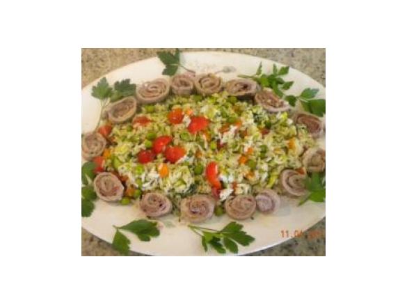 TRIS DI RISO BASMATI VERDURE INVOLTINI