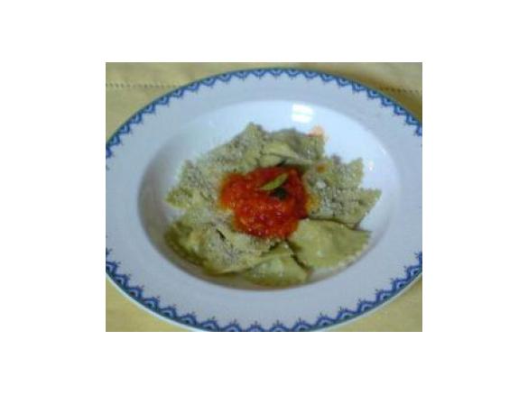 Ravioli al profumo di basilico