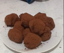 tartufini di fagioli azuki e cocco -buonissimi, light,vegan e senza glutine