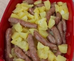 Salsiccia con patate al Varoma