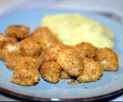 Bocconcini di pollo al forno con purè