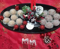 TARTUFINI AL CIOCCOLATO BIANCO MASCARPONE E LIMONE 🍋 ~~~TARTUFINI CON CREMA GIANDUIA NOCI AL PROFUMO DI RUM