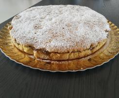 Ciambella alla panna con nutella