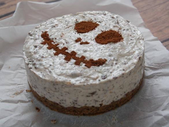 Cheesecake al cioccolato spaventosamente light - senza burro