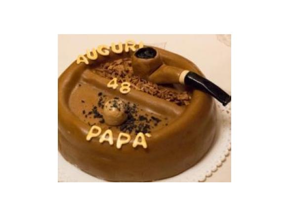 TORTA porta pipa e posa cenere (per il mio maritino)