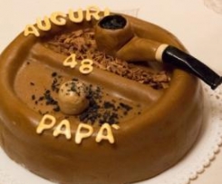 TORTA porta pipa e posa cenere (per il mio maritino)