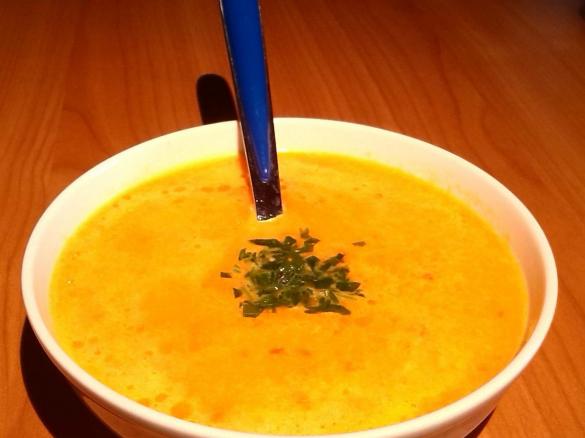 Vellutata peperoni e carote