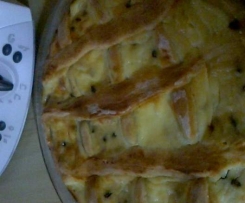 crostata di ricotta con gocce di cioccolato