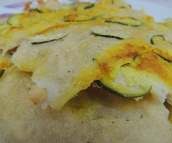 Schiacciatina zucchine  e curcuma