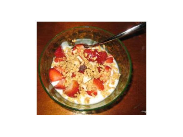 dessert con fragole LIGHT