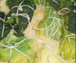 Involtini di verza ripieni di riso