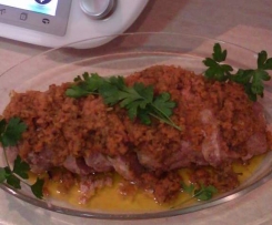 polpettone di carne porri e carote