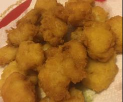 Baccalà fritto in pastella di farina di riso (senza glutine)