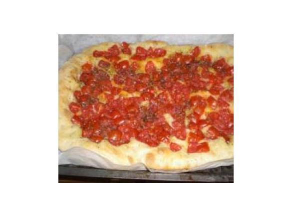 Focaccia con pomodorini