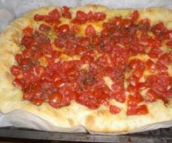 Focaccia con pomodorini
