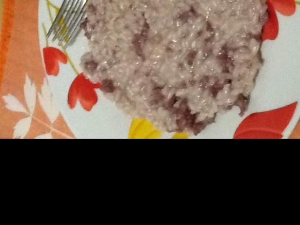 Risotto salsiccia e teroldego 