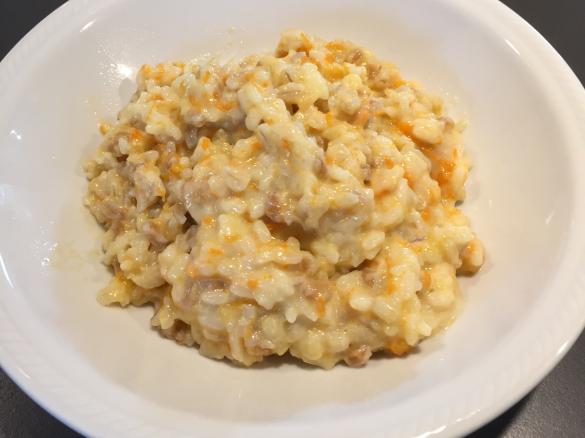 Riso, Orzo e Farro con zucca e taleggio