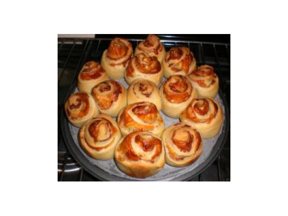 Torta di rose salata con lievito madre