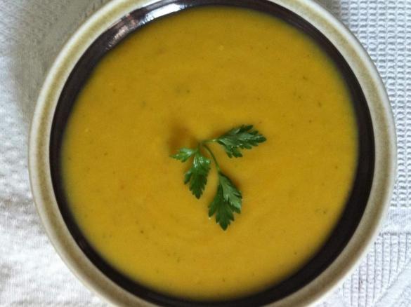 Zuppa di zucca e patate dolce