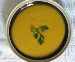 Zuppa di zucca e patate dolce