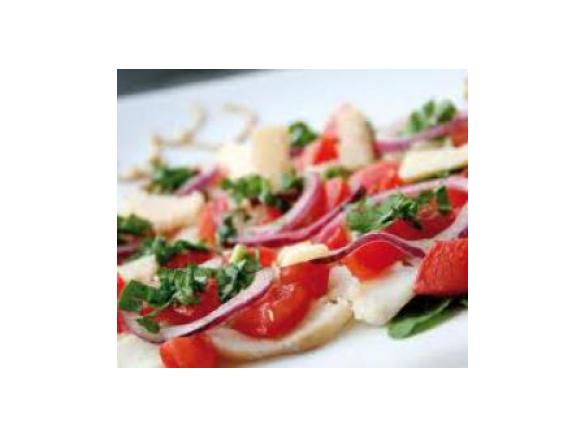 Involtini di baccalà su letto di salsa di peperoni e patate, Team Nassa, divisione Leuciana 58