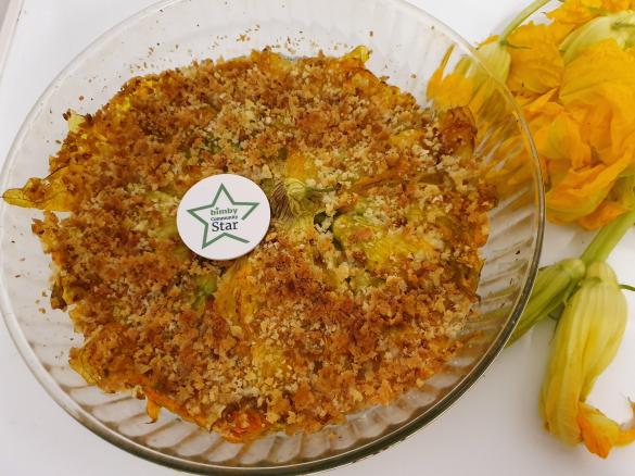 Bocconcini di fiori di zucca gratinati al limone CONTEST APERITIVO